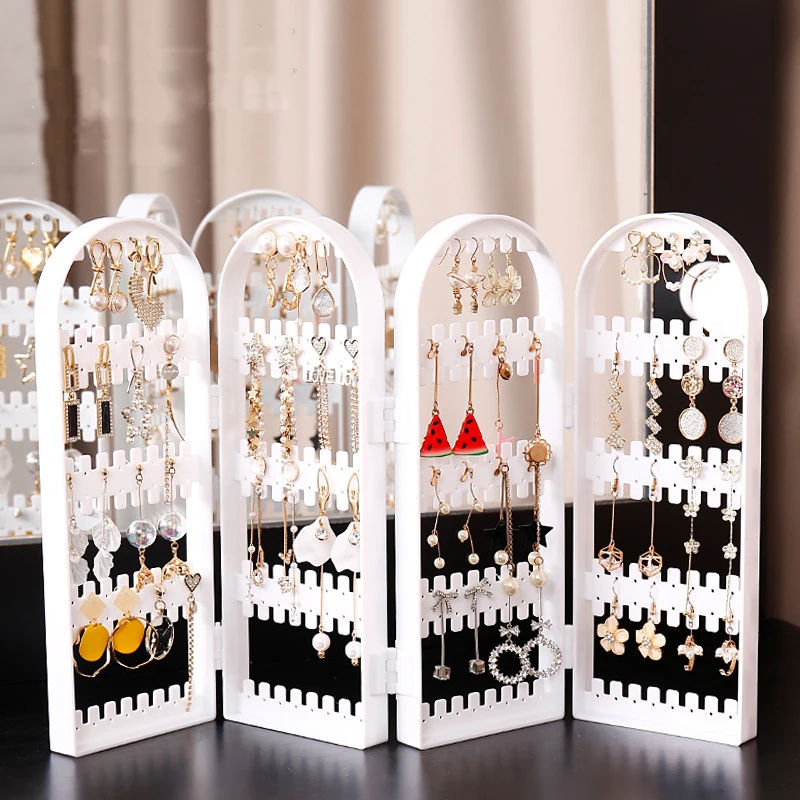 Clear 120/180/240/360 holes Plastic Earrings Studs Display Rack Folding Screen Earring Jewelry Display Holder Storage For Stud
Clear 120/180/240/360 holes Plastic Earrings Studs Display Rack Folding Screen Earring Jewelry Display Holder Storage For Stud
