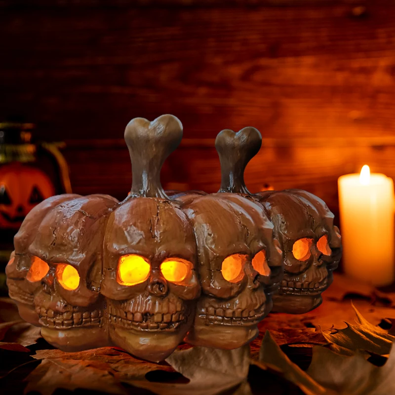 Halloween Luminous Pumpkin Lantern-Skeleton Lantern-Ghost lamp, Luminous Resin Skull Pumpkin Lantern, Halloween Decoration Gift
Halloween Luminous Pumpkin Lantern-Skeleton Lantern-Ghost lamp, Luminous Resin Skull Pumpkin Lantern, Halloween Decoration Gift