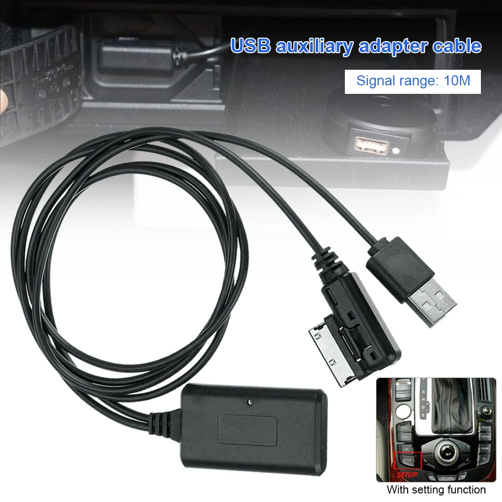 75cm Wireless bluetooth Music Interface AUX Audio Cable Adapter For Audi Q7 A5 A6 A8
75cm Wireless bluetooth Music Interface AUX Audio Cable Adapter For Audi Q7 A5 A6 A8