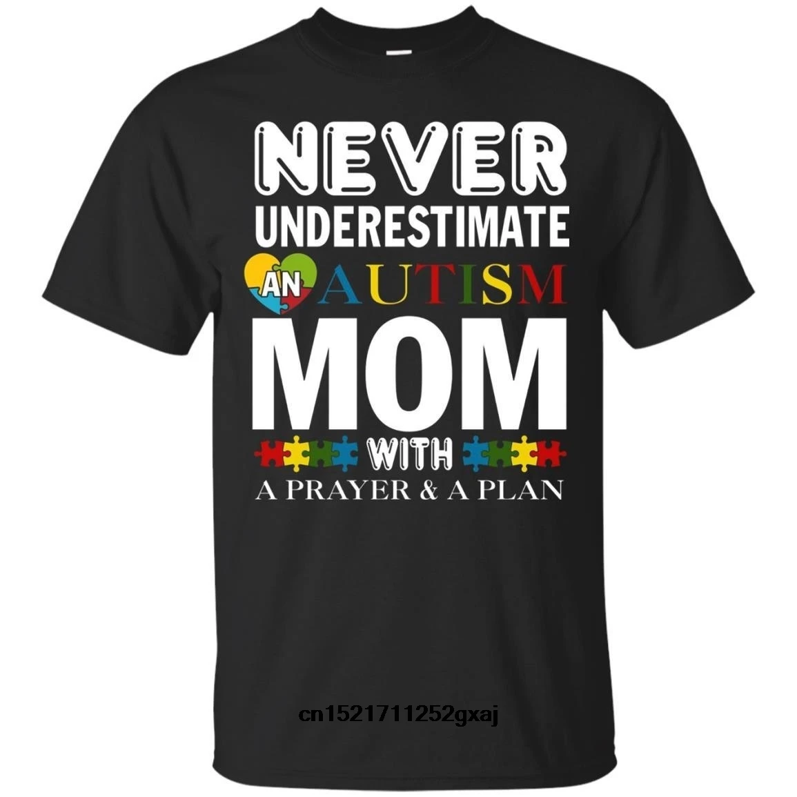 Men T shirt Never Underestimate An Autism Mom Shirt funny t novelty tshirt women| |