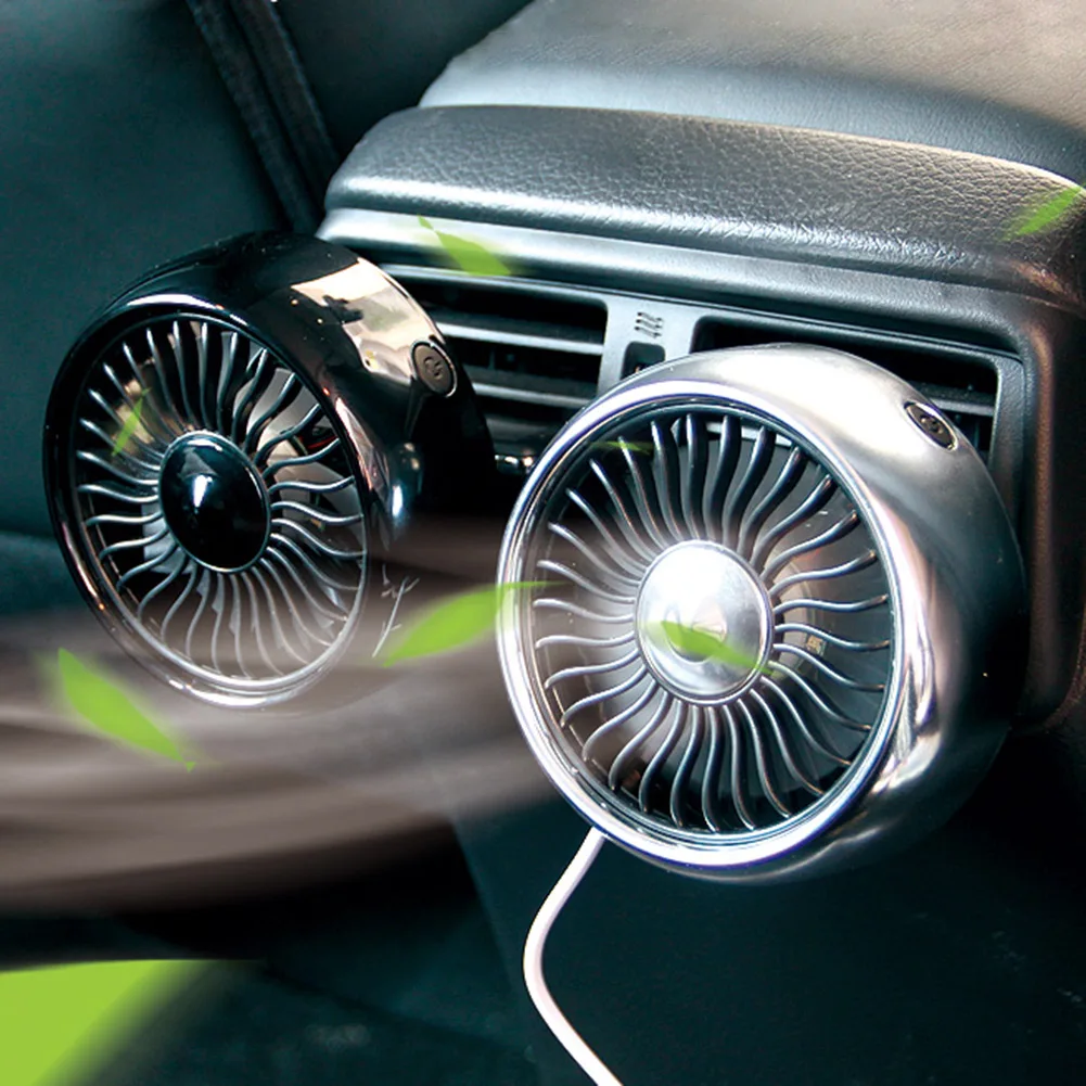 Electric Car Fan 3 Speed Adjustment USB Dual Head Car Auto Cooling Air Circulator Fan Air Conditioner Colorful Light Dashboard
Electric Car Fan 3 Speed Adjustment USB Dual Head Car Auto Cooling Air Circulator Fan Air Conditioner Colorful Light Dashboard