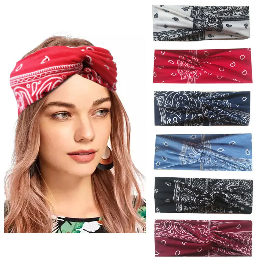 New Fashion Paisley Cross Headbands Turban Printed Cotton Stretch Hairbands For Women Girls Headwrap Hair Band Accessories
New Fashion Paisley Cross Headbands Turban Printed Cotton Stretch Hairbands For Women Girls Headwrap Hair Band Accessories