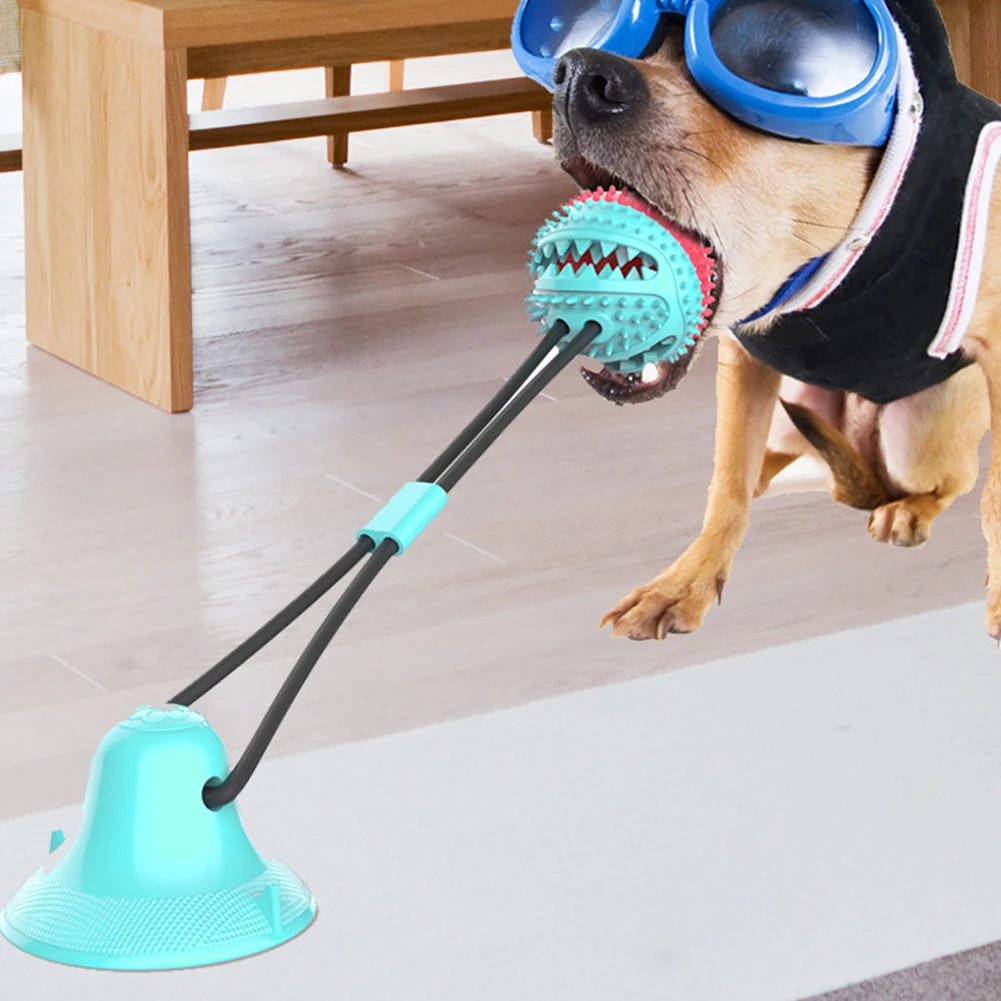 Dog Toy Silicon Suction Cup Tug Interactive Dog Ball Toys For Pet Chew Bite Tooth Cleaning Toothbrush Dogs Food Toys
Dog Toy Silicon Suction Cup Tug Interactive Dog Ball Toys For Pet Chew Bite Tooth Cleaning Toothbrush Dogs Food Toys