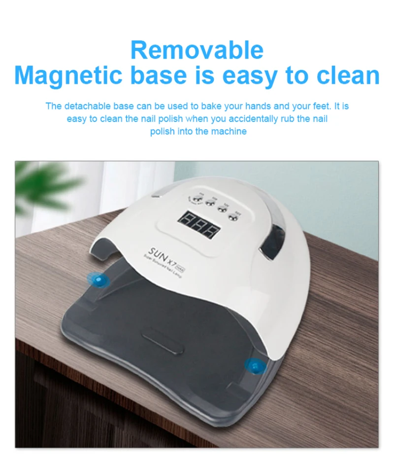 Intelligent Induction Nail Dryers 180W Four-speed Phototherapy Nail Gel Polish Nail Lamp Double Light Source Lamp Bead Nail Tool
Intelligent Induction Nail Dryers 180W Four-speed Phototherapy Nail Gel Polish Nail Lamp Double Light Source Lamp Bead Nail Tool