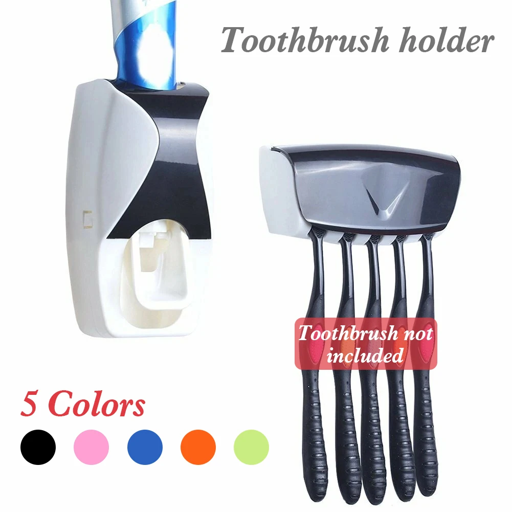 Automatic Toothpaste Dispenser Wall Mount Dust-proof Toothbrush Holder Wall Mount Storage Rack Bathroom Accessories Set Squeezer
Automatic Toothpaste Dispenser Wall Mount Dust-proof Toothbrush Holder Wall Mount Storage Rack Bathroom Accessories Set Squeezer