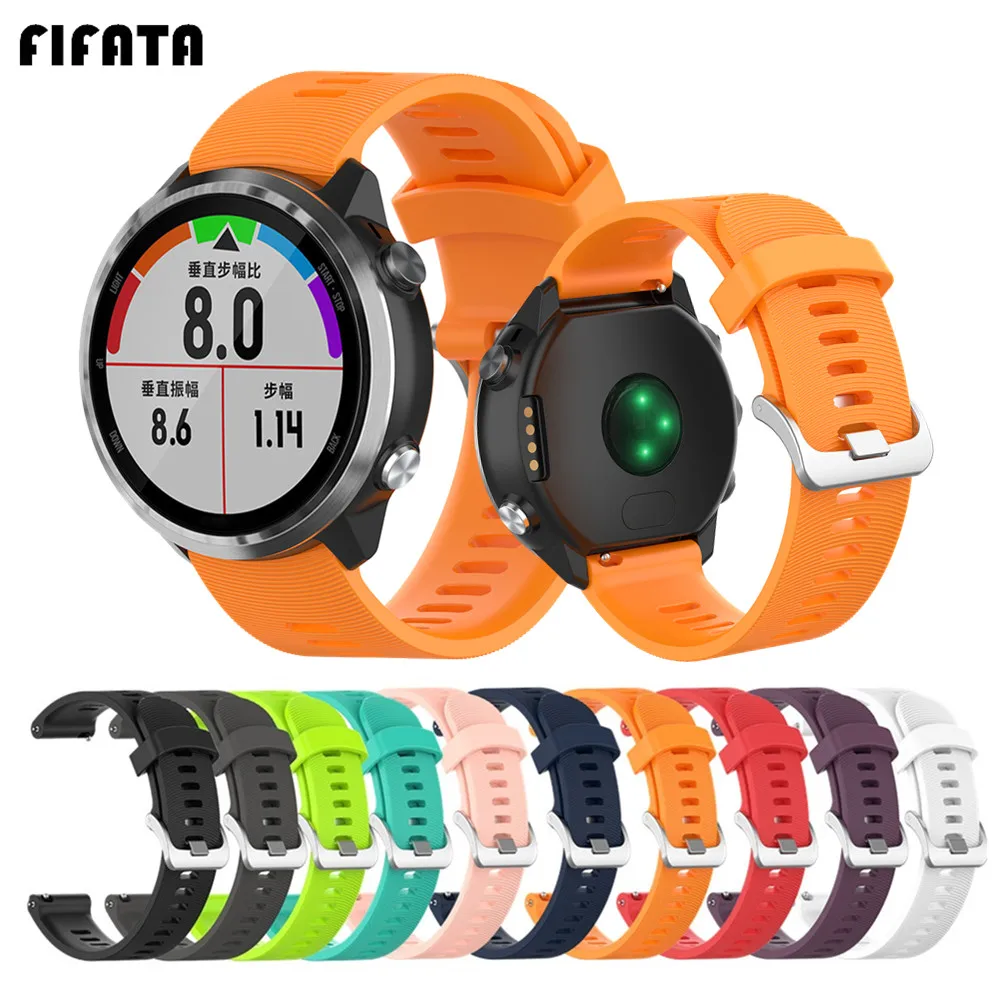 FIFATA для часов Polar ignite ремешок Garmin Forerunner 645 245 245M Vivoactive3 официальный с пряжкой