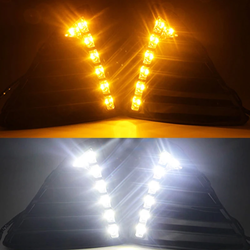 YTCLIN LED DRL Daytime Running Lights for Ford Focus 3 MK3 2012 2013 2014 Day Light Fog Lamp Waterproof Car Light Assembly
YTCLIN LED DRL Daytime Running Lights for Ford Focus 3 MK3 2012 2013 2014 Day Light Fog Lamp Waterproof Car Light Assembly