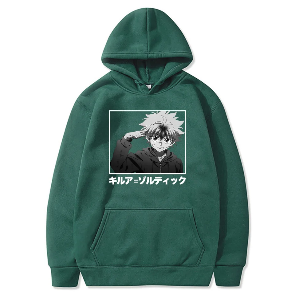Autumn Winter Anime Hunter x Hunter Killua Men Women Sweatshirt Harajuku Japan Cartoon Killua Hoodies Hip Hop Fleece Warm Tops
Autumn Winter Anime Hunter x Hunter Killua Men Women Sweatshirt Harajuku Japan Cartoon Killua Hoodies Hip Hop Fleece Warm Tops