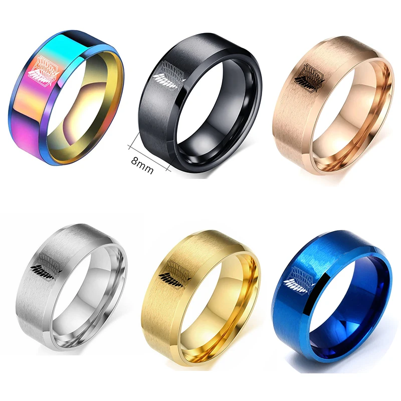 Кольцо для косплея Леви Микаса ханжи Саша из нержавеющей стали с аниме «Атака Титанов», реквизит для косплея Крылья Свободы, скаута, легиона
Кольцо для косплея Леви Микаса ханжи Саша из нержавеющей стали с аниме «Атака Титанов», реквизит для косплея Крылья Свободы, скаута, легиона