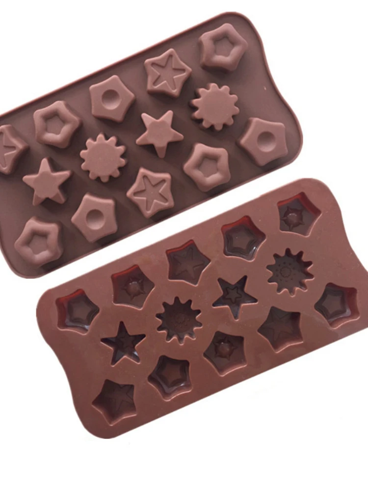 3DChocolate Mold 14 Different Shapes of Star Shaped Silicone Chocolate Mold Silicone Cake Mold QQ Sugar Mold Fondant Molds Cake
3DChocolate Mold 14 Different Shapes of Star Shaped Silicone Chocolate Mold Silicone Cake Mold QQ Sugar Mold Fondant Molds Cake