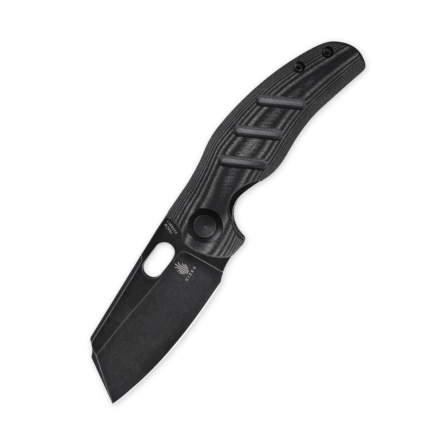 Складной карманный нож Kizer C01C V4488C1 новинка 2021 черная ручка из микрокарты и черный