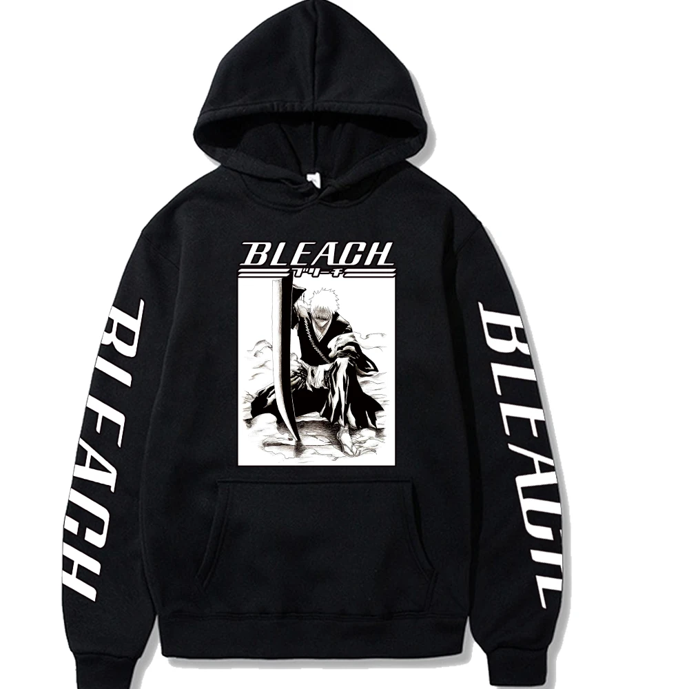 Harajuku Bleach Ichigo Kurosaki Anime Manga Hoodies Gothic Cool Cartoon Men Women Clothes Casual Long Sleeve Winter Sweatshirts
Harajuku Bleach Ichigo Kurosaki Anime Manga Hoodies Gothic Cool Cartoon Men Women Clothes Casual Long Sleeve Winter Sweatshirts