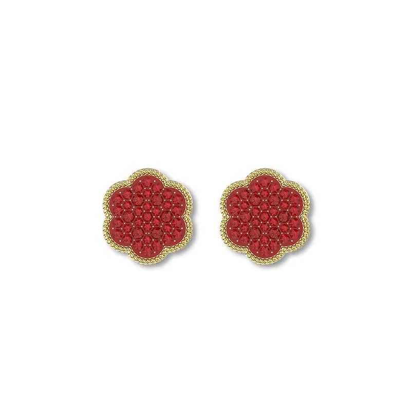 2021 High Quality SWA 1:1 Fashion Jewelry Charming Simple Red Flower Clover Pendant Necklace New Year Gift Gift for Girlfriend
2021 High Quality SWA 1:1 Fashion Jewelry Charming Simple Red Flower Clover Pendant Necklace New Year Gift Gift for Girlfriend