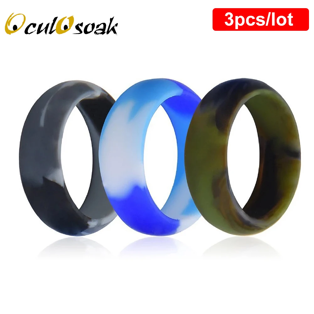 8mm Camouflage Silicone Ring Movement Couple's Wedding Bands Environmental Cool Hypoallergenic Crossfit Finger Rings Women Man
8mm Camouflage Silicone Ring Movement Couple's Wedding Bands Environmental Cool Hypoallergenic Crossfit Finger Rings Women Man