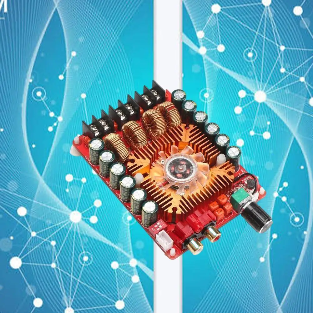 TDA7498E Power Amplifier Board High-power Class D Digital Amplifier Mode BTL Power Support 160W+160W I7F9
TDA7498E Power Amplifier Board High-power Class D Digital Amplifier Mode BTL Power Support 160W+160W I7F9
