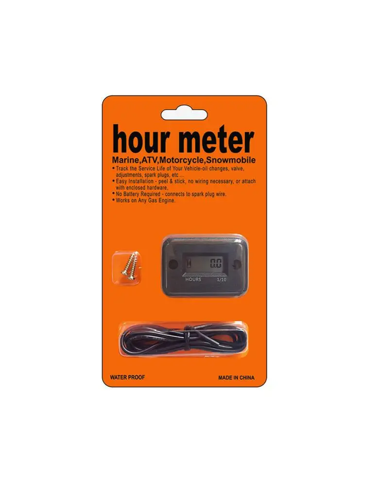 Hour Meter LCD Induction Waterproof Timer LCD Display Accumulating Hour Timer Universal For Motorcycle Vehicles Gasoline Engines
Hour Meter LCD Induction Waterproof Timer LCD Display Accumulating Hour Timer Universal For Motorcycle Vehicles Gasoline Engines