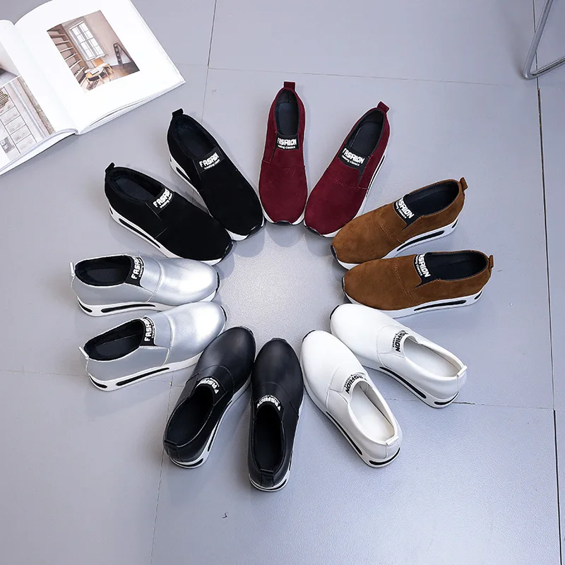 Sneakers Woman Slip on Platform Shoes Flock/PU Shoes Women Casual Med Heel Height Increasing Wedge Shoes Basket Zapatillas Mujer
Sneakers Woman Slip on Platform Shoes Flock/PU Shoes Women Casual Med Heel Height Increasing Wedge Shoes Basket Zapatillas Mujer