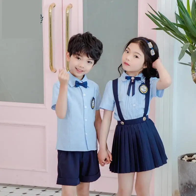 Shirt+Short Children School Uniform For Girls Dress Student Class Clothes Matching Outfits Boys Wedding Choir Party Costumes Set
Shirt+Short Children School Uniform For Girls Dress Student Class Clothes Matching Outfits Boys Wedding Choir Party Costumes Set