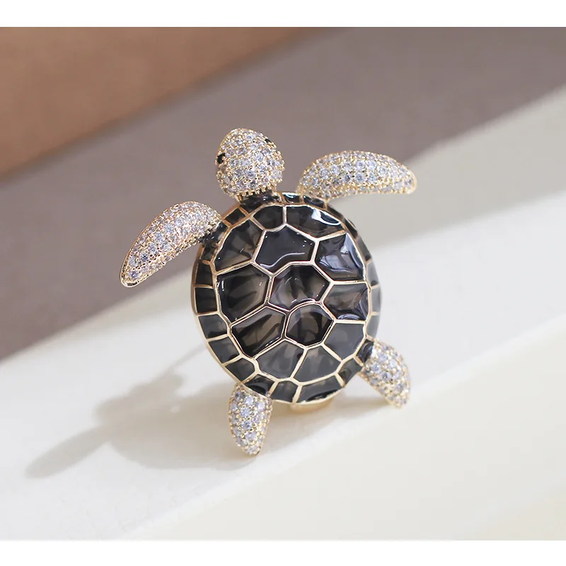 Cute Drop Rubber Inlaid with Zircon Decorated Turtle Brooch, Turtle Suit Brooch Shirt Collar Needle Cardigan Pin Unisex 29
Cute Drop Rubber Inlaid with Zircon Decorated Turtle Brooch, Turtle Suit Brooch Shirt Collar Needle Cardigan Pin Unisex 29