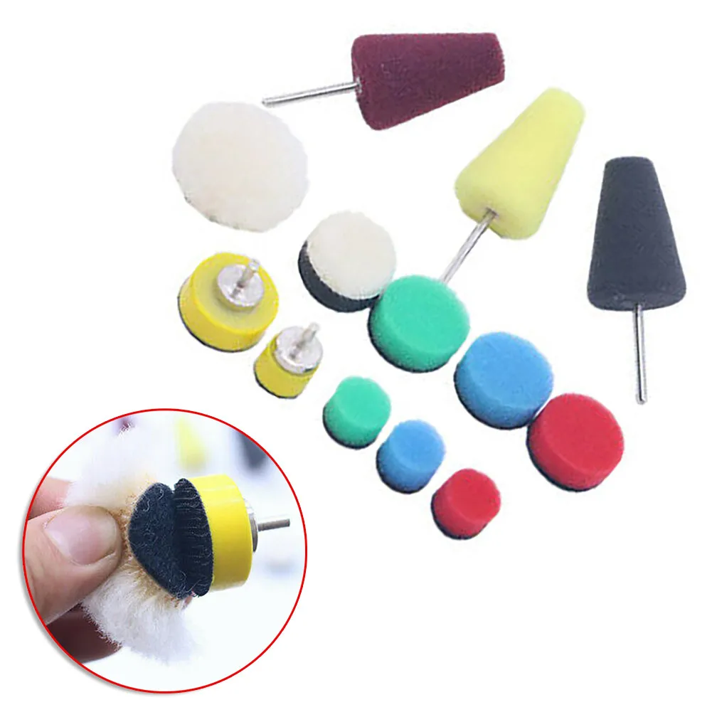 13pcs/Set Buffing Pad For Car Polishing Sponge Wheel Bendable, Washable And Reusable Detail Cleaning Pad For Removes Scratches
13pcs/Set Buffing Pad For Car Polishing Sponge Wheel Bendable, Washable And Reusable Detail Cleaning Pad For Removes Scratches