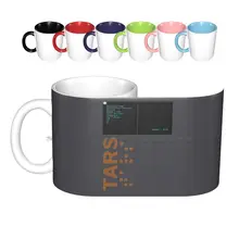 Cue Light Ceramic Mugs Coffee Cups Milk Tea Mug Tars Interstellar Robot Case Nolan Creative Trending Vintage Gift Bottle Cup