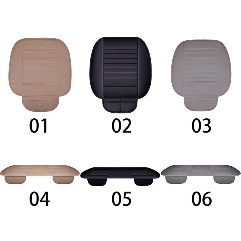 Universal Car Auto Seat Cover PU Leather Front Rear Seat Cushion Breathable Comfortable Protection Pad Car Interior Four Seasons
Universal Car Auto Seat Cover PU Leather Front Rear Seat Cushion Breathable Comfortable Protection Pad Car Interior Four Seasons