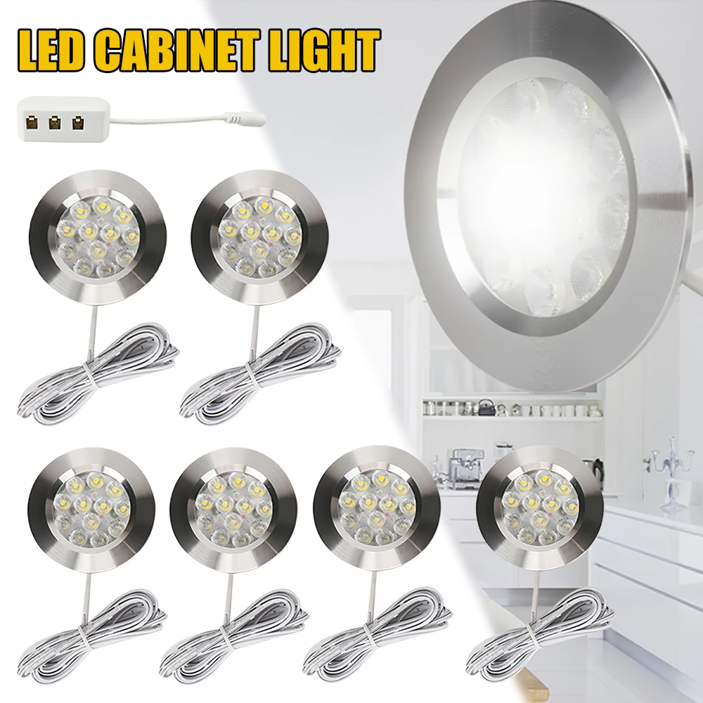6Pcs Interior LED Spot Light For Camper Van Caravan Motorhome Bedroom Kitchen 12V Led Under Cabinet Lights
6Pcs Interior LED Spot Light For Camper Van Caravan Motorhome Bedroom Kitchen 12V Led Under Cabinet Lights