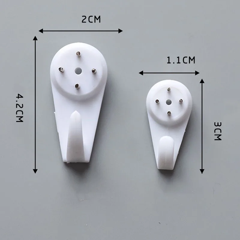 10Pcs/pack Plastic Painting Photo Frame Hook Multi-Function Invisible Wall Hook Mount Picture Nail Hook Mirror Hanging Hanger
10Pcs/pack Plastic Painting Photo Frame Hook Multi-Function Invisible Wall Hook Mount Picture Nail Hook Mirror Hanging Hanger