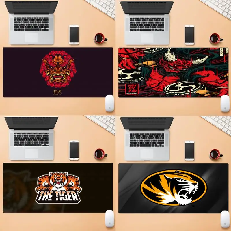 Нескользящий Резиновый компьютерный коврик для мыши Esport Tiger большой размер XL |