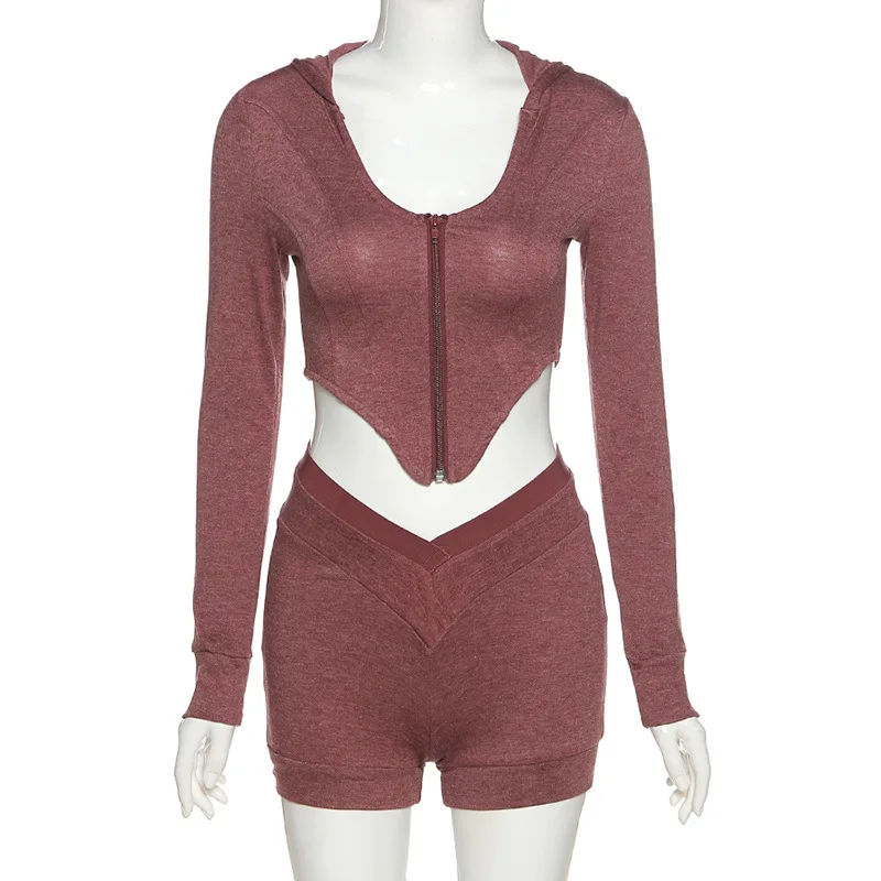 Irregular long sleeve short t shirt+shorts women INS fashion 2 piece set 2020 autumn woman tracksuits sets vetement femme
Irregular long sleeve short t shirt+shorts women INS fashion 2 piece set 2020 autumn woman tracksuits sets vetement femme