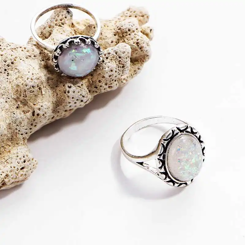 Women's Knuckle Ring Set Opal Joint Stackable Middle Finger Ring Bohemian Vintage Jewelry 8 pieces/set
Women's Knuckle Ring Set Opal Joint Stackable Middle Finger Ring Bohemian Vintage Jewelry 8 pieces/set