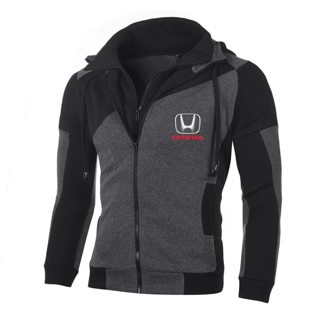 Men's 2021 spring and autumn models HONDA Motors LOGO double-layer zipper hooded sweater fashion cardigan men
Men's 2021 spring and autumn models HONDA Motors LOGO double-layer zipper hooded sweater fashion cardigan men
