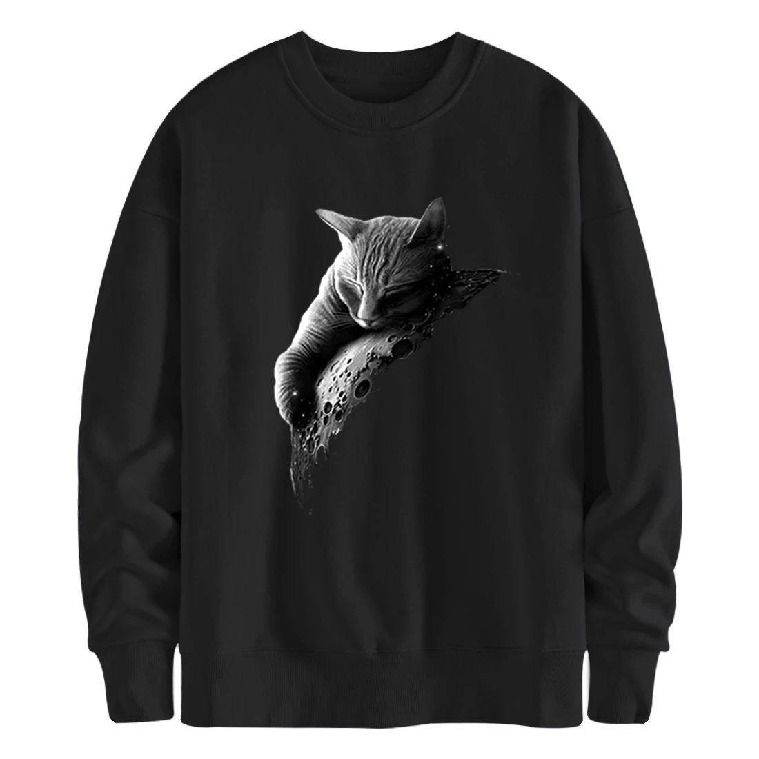 Мужская толстовка с круглым вырезом Cat embrthe Moon, зимняя одежда, пуловеры белого цвета
Мужская толстовка с круглым вырезом Cat embrthe Moon, зимняя одежда, пуловеры белого цвета