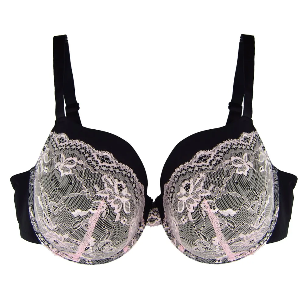 Бюстгальтер кружевной с эффектом пуш-ап 38-46 D/DD/DDD /E/F/G | Женская одежда