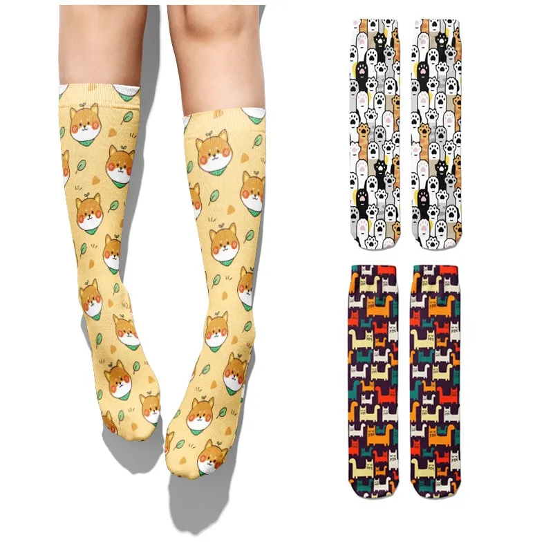 Cute Shiba Inu Printed Women Socks Fashion Funny Cats Dogs Animals Long Socks Unisex Casual Harajuku Cotton Comfortable Sokken
Cute Shiba Inu Printed Women Socks Fashion Funny Cats Dogs Animals Long Socks Unisex Casual Harajuku Cotton Comfortable Sokken