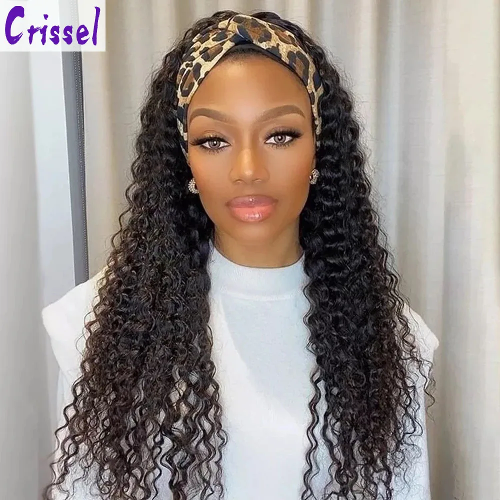 Crissel Human Hair Wigs Deep Wave Headband Wigs Brazilian Remy Human Hair Scarf Wig Glueless 10-28 Inch Machine Wigs Black Women
Crissel Human Hair Wigs Deep Wave Headband Wigs Brazilian Remy Human Hair Scarf Wig Glueless 10-28 Inch Machine Wigs Black Women