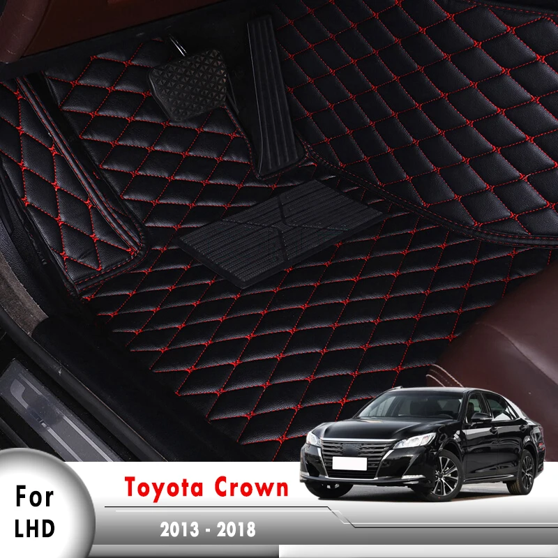 Автомобильный коврик для Toyota Crown 2015 2016 2017 2018 черный интерьерный автомобильный