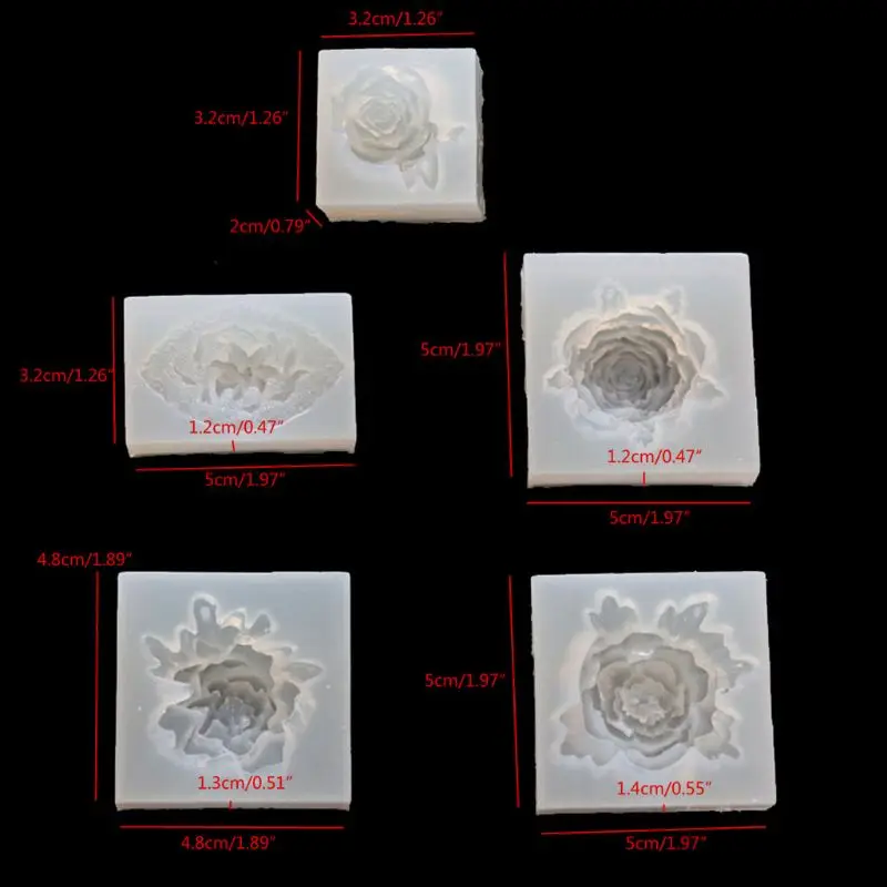 5Pcs Handmade Flower Silicone Jewelry Resin Mold Kit Flower Floral Mold Resin Casting Mold Jewelry Making Art Craft Tool
5Pcs Handmade Flower Silicone Jewelry Resin Mold Kit Flower Floral Mold Resin Casting Mold Jewelry Making Art Craft Tool