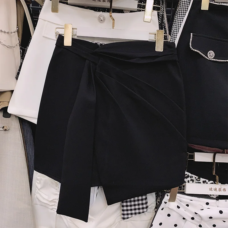 2021 Bodycon Short Skirt Female Korean Skirts Womens Irregular Cross High Waist A-line Design Wave Point Thin Skirts
2021 Bodycon Short Skirt Female Korean Skirts Womens Irregular Cross High Waist A-line Design Wave Point Thin Skirts
