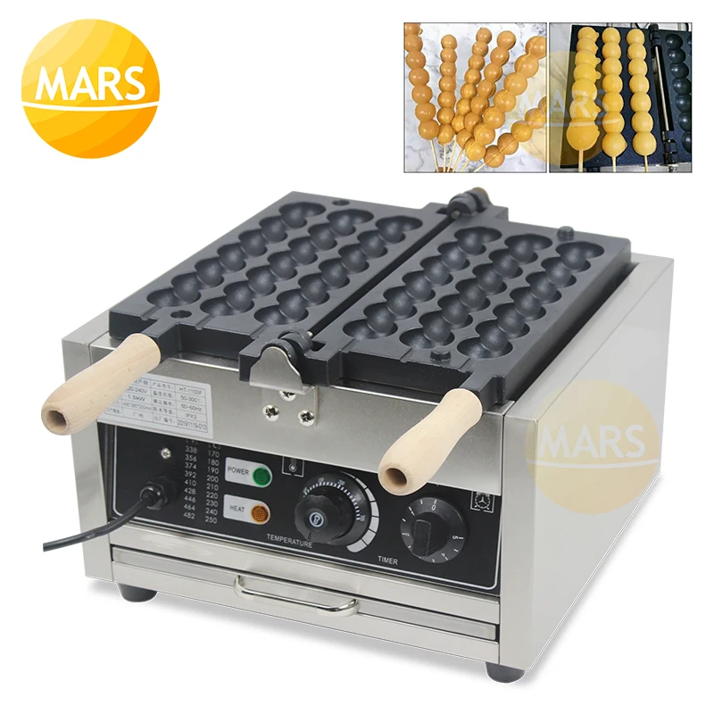 Electric Skewer Waffle on a Stick Machine Sugar-coated Haws Shape Waffle Iron Maker Ball-shape Cake Baker Quail Egg Skewer Grill
Electric Skewer Waffle on a Stick Machine Sugar-coated Haws Shape Waffle Iron Maker Ball-shape Cake Baker Quail Egg Skewer Grill