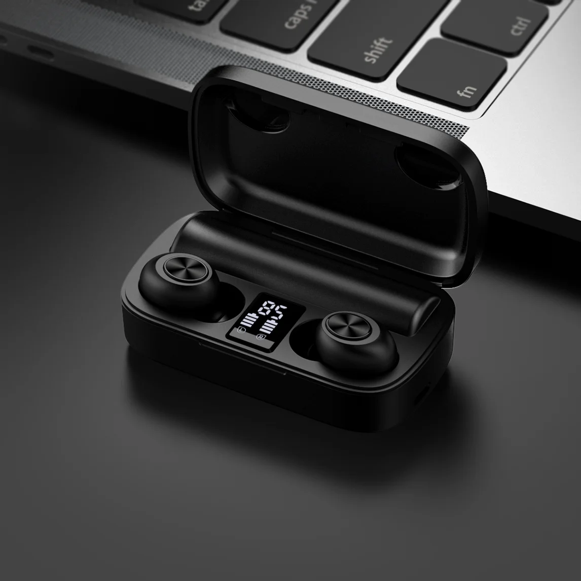 Wireless Bluetooth Earphone V5.0 TWS Binaural Call Wireless Earbuds LED Display with 2600 MAh Charging Case 56H Playtime
Wireless Bluetooth Earphone V5.0 TWS Binaural Call Wireless Earbuds LED Display with 2600 MAh Charging Case 56H Playtime