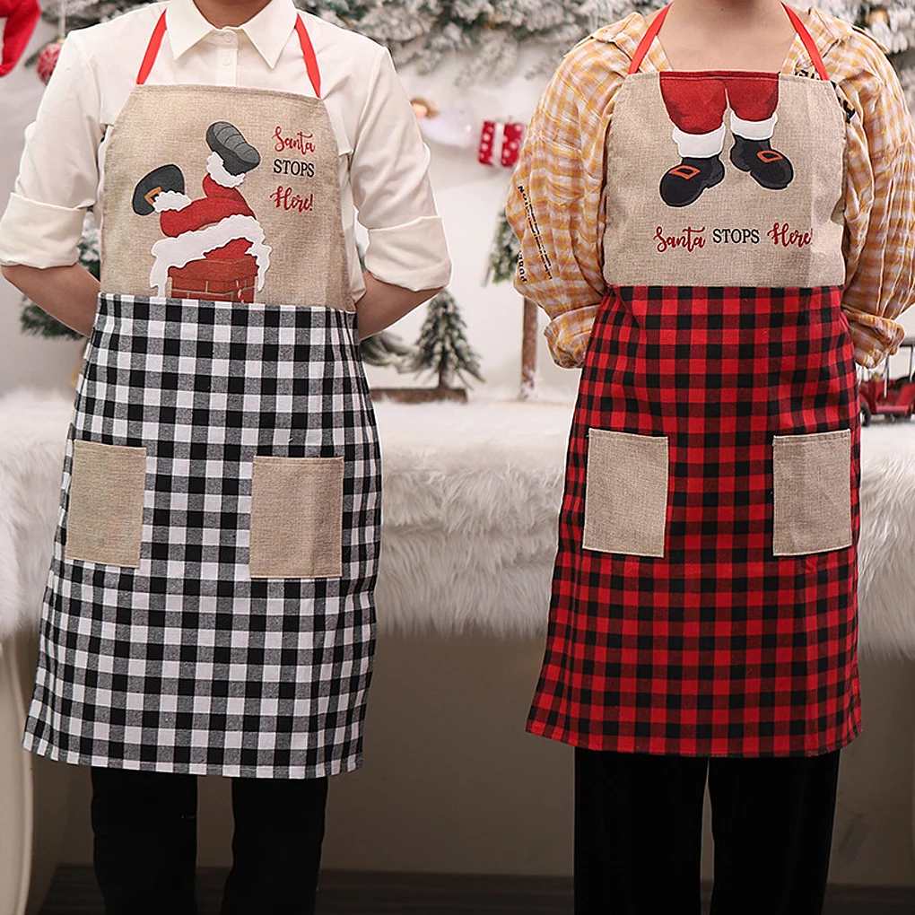 Christmas Cooking Apron Xmas Baking Bib with Pockets for Women Men Printed Greaseproof Kitchen Outfit
Christmas Cooking Apron Xmas Baking Bib with Pockets for Women Men Printed Greaseproof Kitchen Outfit