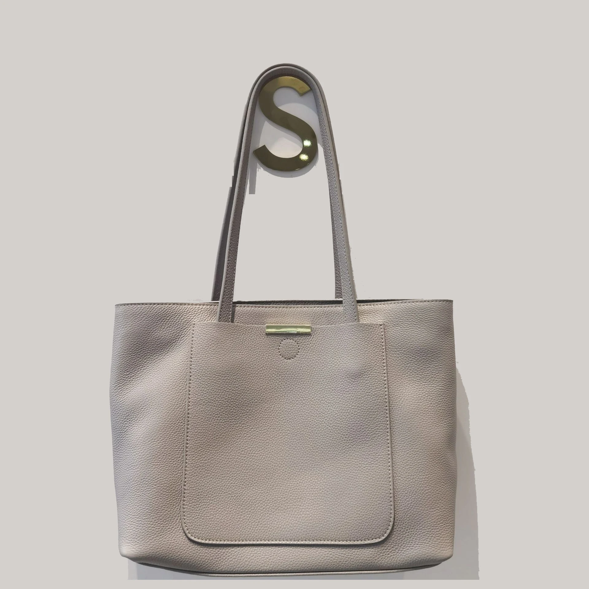 Casual Style Large Tote Bag Gray Color Lichi Pattern Cowhide Leather Women Handbag High Quality Female Shoulder Bag Big
Casual Style Large Tote Bag Gray Color Lichi Pattern Cowhide Leather Women Handbag High Quality Female Shoulder Bag Big