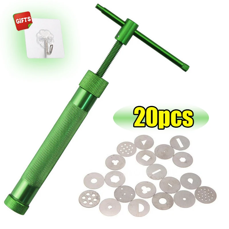 Clay Extruders Clay Sugar Paste Extruder Sculpture Machine Gun Fondant Cake Sculpture Polymer Clay Tools Cake Decorating Tools
Clay Extruders Clay Sugar Paste Extruder Sculpture Machine Gun Fondant Cake Sculpture Polymer Clay Tools Cake Decorating Tools