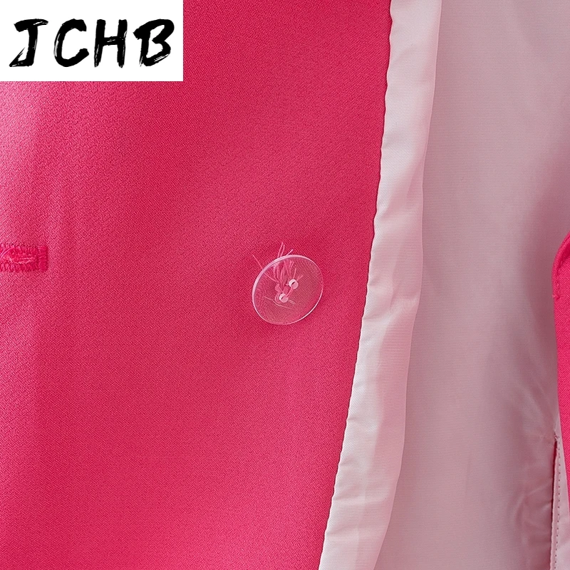 SHZQJCHB Chic Double Breasted Rose Blazer Women Office Wear Long Sleeve Jacket Notched Collar Casual Outwear Coat Ladies Tops
SHZQJCHB Chic Double Breasted Rose Blazer Women Office Wear Long Sleeve Jacket Notched Collar Casual Outwear Coat Ladies Tops