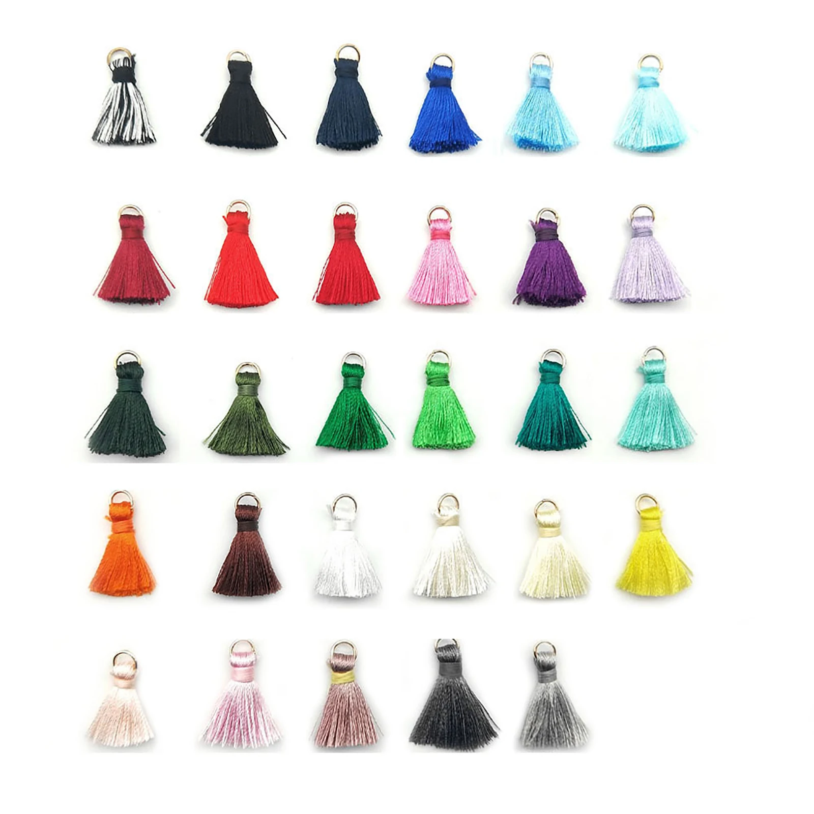 10pcs Polyester Tassels Charms Mini Tassel Pendants For Jewelry Making Supplies Bracelet Necklace Findings Components Materials
10pcs Polyester Tassels Charms Mini Tassel Pendants For Jewelry Making Supplies Bracelet Necklace Findings Components Materials
