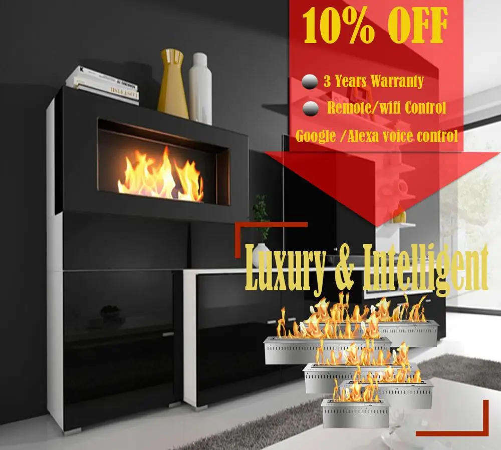 Inno living fire 48 inch silver or black real fire wifi intelligent auto bioethanol fireplaces
Inno living fire 48 inch silver or black real fire wifi intelligent auto bioethanol fireplaces