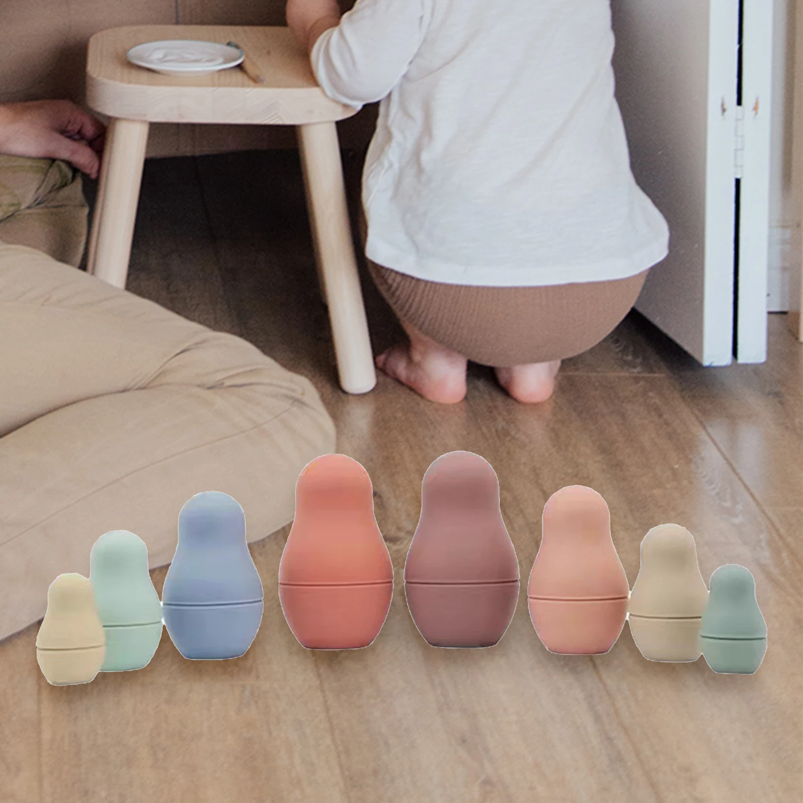 4pcs/set Silicone Matryoshka Russian Nesting Dolls Stacking Toys, Kids Gift Toy for Birthday, Christamas, New Year
4pcs/set Silicone Matryoshka Russian Nesting Dolls Stacking Toys, Kids Gift Toy for Birthday, Christamas, New Year