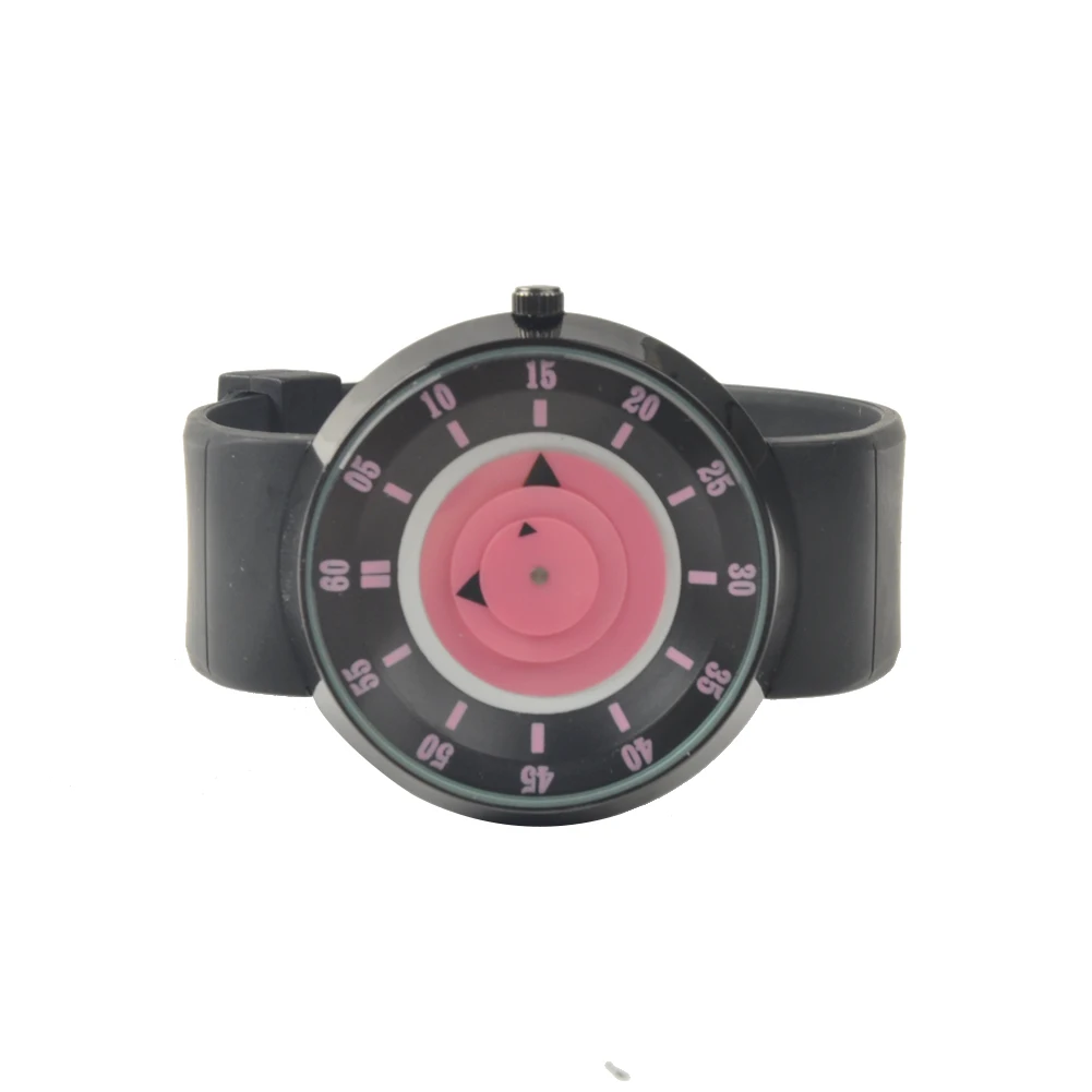 Fashion watch with Rotating Second Disc Works Men Women Children Sport Watch Cute Watch