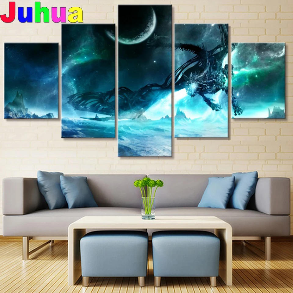 Moon Dragon diamond embroidery 5 Piece,5 d diy painting diamond abstract Scenery Diamond Mosaic Full Square Round drill,
Moon Dragon diamond embroidery 5 Piece,5 d diy painting diamond abstract Scenery Diamond Mosaic Full Square Round drill,